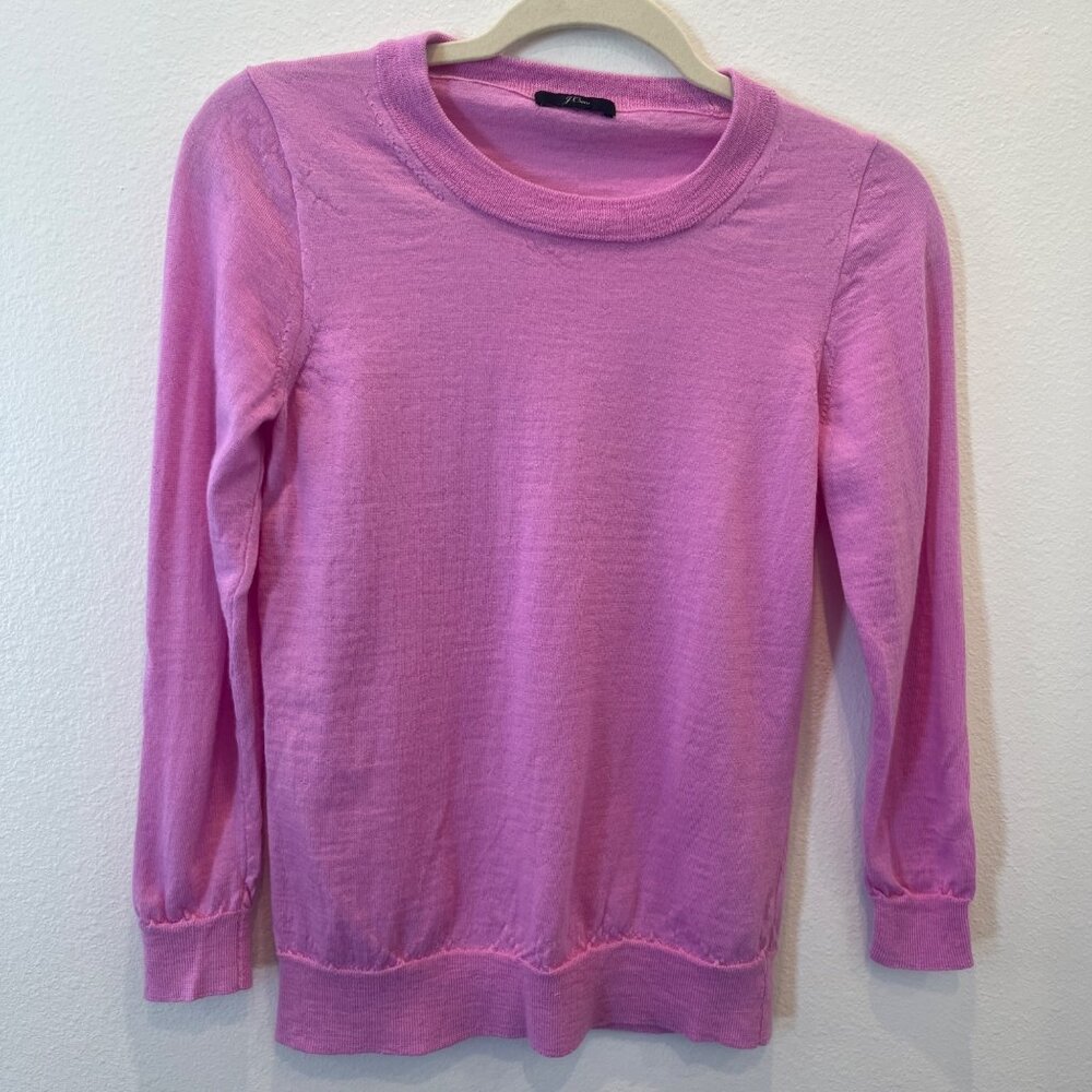 J. Crew Lavender Crew Neck Sweater